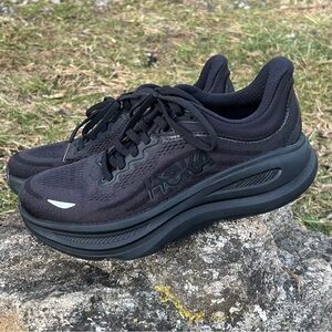 Hoka One Bondi 9 Black Sneakers